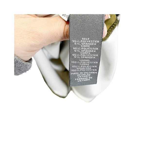 Vince Camuto Womens Fit & Flare Dress Black Stretch Jewel Neck Sleeveless 2 - Picture 5 of 6